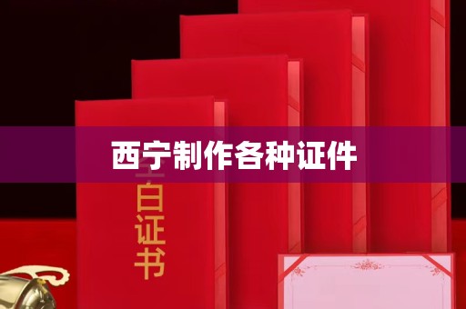 大连西宁制作各种证件